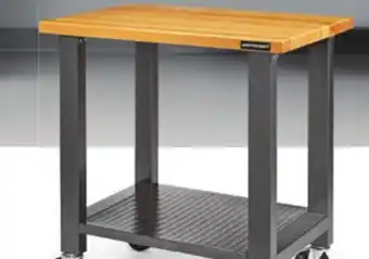 Canadian Tire Mastercraft Work Table with Solid Wood Top offer