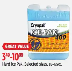 Canadian Tire Cryopak Hard Ice Pak offer