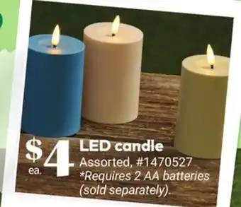Giant Tiger LED candle offer