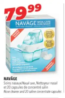 Familiprix NAVÄGE, Nasal care, Nose cleaner and 20 saline concentrate capsules offer