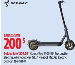 Canadian Tire Segway Ninebot Max G2 Electric Scooter offer