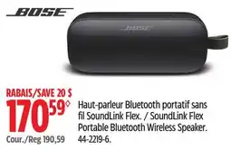 Canadian Tire SoundLink Flex Portable Bluetooth Wireless Speaker offer