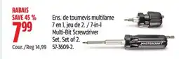 Canadian Tire 7-in-1 Multi-Bit Screwdriver offer