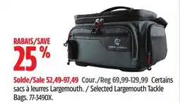 Canadian Tire Selected Largemouth Tackle Bag offer
