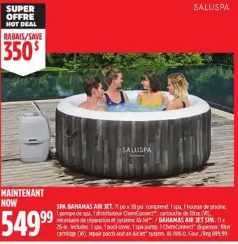 Canadian Tire Bestway SPA BAHAMAS AIR JET offer