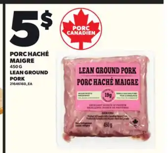 Provigo PORC HACHÉ MAIGRE 450 G offer