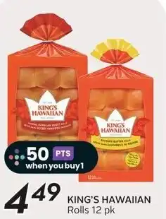 Sobeys King's hawaiian rolls offer