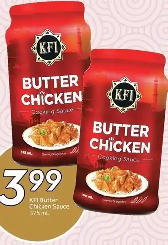 Sobeys KFI Butter Chicken Sauce offer
