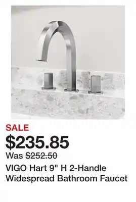 Bed Bath & Beyond VIGO Hart 9 H 2-Handle Widespread Bathroom Faucet offer