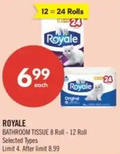 Shoppers Drug Mart Royale bathroom tissue offer