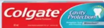Walmart Colgate MaxFresh 52 mL or Cavity Protection 95 mL Toothpaste or Extra Clean Toothbrush offer