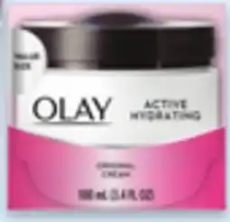 Walmart Olay Active Hydrating Cream 100 mL offer