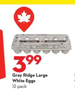 Longo's Large White Eggs offer