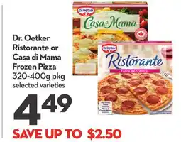 Longo's Ristorante or Casa di Mama Frozen Pizza offer