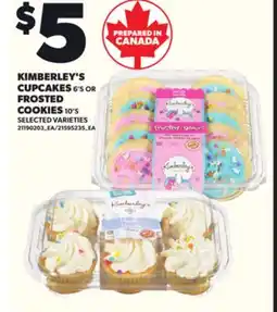 Loblaws KIMBERLEY'S CUPCAKES 6'S OR FROSTED COOKIES 10'S offer