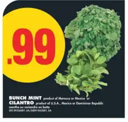 No Frills BUNCH MINT OR CILANTRO offer