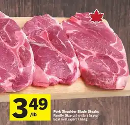 Foodland Pork Shoulder Blade Steaks Family Size offer