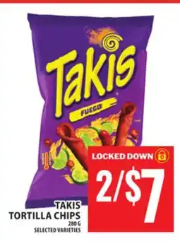 Food Basics TAKIS TORTILLA CHIPS offer