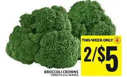Food Basics BROCCOLI CROWNS offer