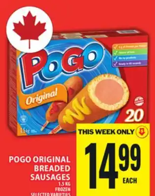 Food Basics POGO ORIGINAL BREADED SAUSAGES offer
