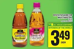 Food Basics DIVYA SESAME OR MUSTARD OIL offer