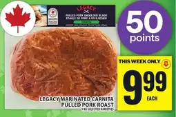 Food Basics LEGACY MARINATED CARNITA PULLED PORK ROAST offer