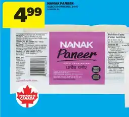 Real Canadian Superstore NANAK PANEER, 341 G offer