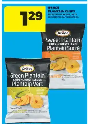 Real Canadian Superstore GRACE PLANTAIN CHIPS, 85 G offer