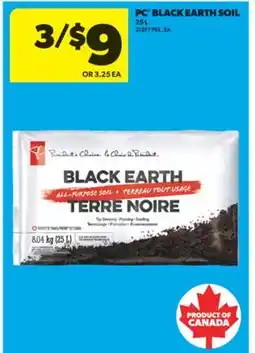 Real Canadian Superstore PC BLACK EARTH SOIL, 25L offer