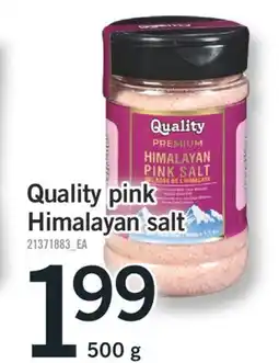 Fortinos QUALITY PINK HIMALAYAN SALT, 500 G offer