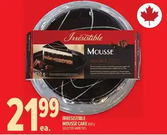 Metro IRRESISTIBLE MOUSSE CAKE offer
