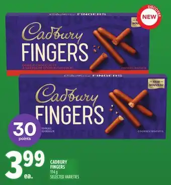 Metro CADBURY FINGERS offer