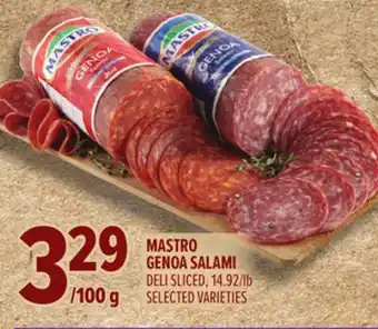 Metro MASTRO GENOA SALAMI offer