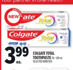 Metro COLGATE TOTAL TOOTHPASTE offer