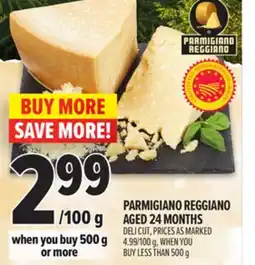 Metro PARMIGIANO REGGIANO AGED 24 MONTHS offer