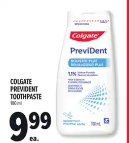 Metro COLGATE PREVIDENT TOOTHPASTE offer