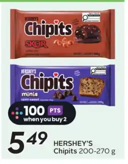 Sobeys HERSHEY'S Chipits offer