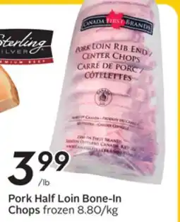 Sobeys Pork Half Loin Bone-In Chops offer