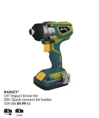 Home Hardware 1/4 Impact Driver Kit offer