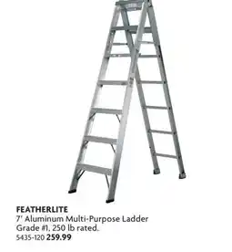 Home Hardware 7' Aluminum Multi-Purpose Ladder offer