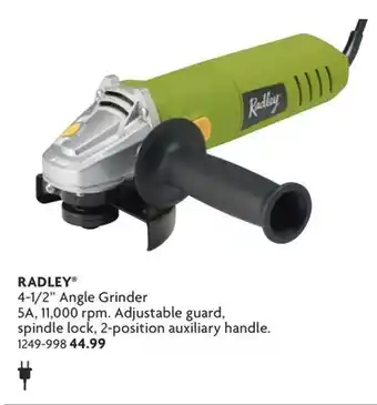 Home Hardware 4-1/2 5 Amp Angle Grinder offer