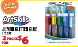 Len's Mill Stores ArtSkills Jumbo Glitter Glue offer