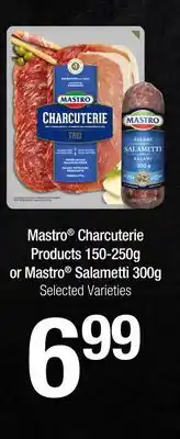 FreshCo Mastro Charcuterie Products 150-250g or Mastro Salametti 300g offer