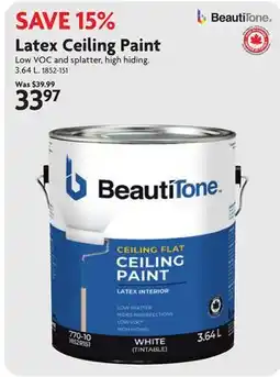 Home Hardware Latex Ceiling Paint offer