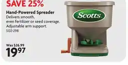 Home Hardware Hand-Powered Spreader offer