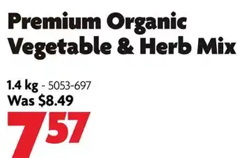Home Hardware Premium Organic Vegetable & Herb Mix offer