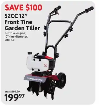Home Hardware 52CC 12 Front Tine Garden Tiller offer