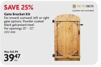 Home Hardware Gate Bracket Kit offer