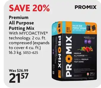 Home Hardware PRO-MIX Premium All Purpose Potting Mix offer