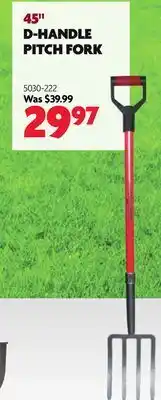 Home Hardware 45 D-HANDLE PITCH FORK offer